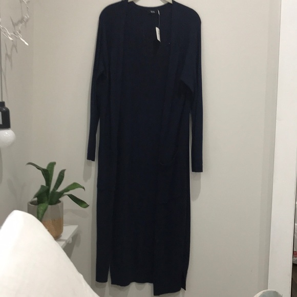 Urban Outfitters Long Navy Cardigan - Picture 2 of 4